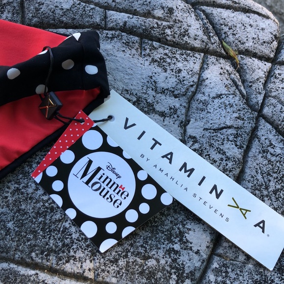 NWT Vitamin A y Amahlia Stevens Minnie Mouse 2pcs swim reversible bottom szM/8 - Picture 2 of 15